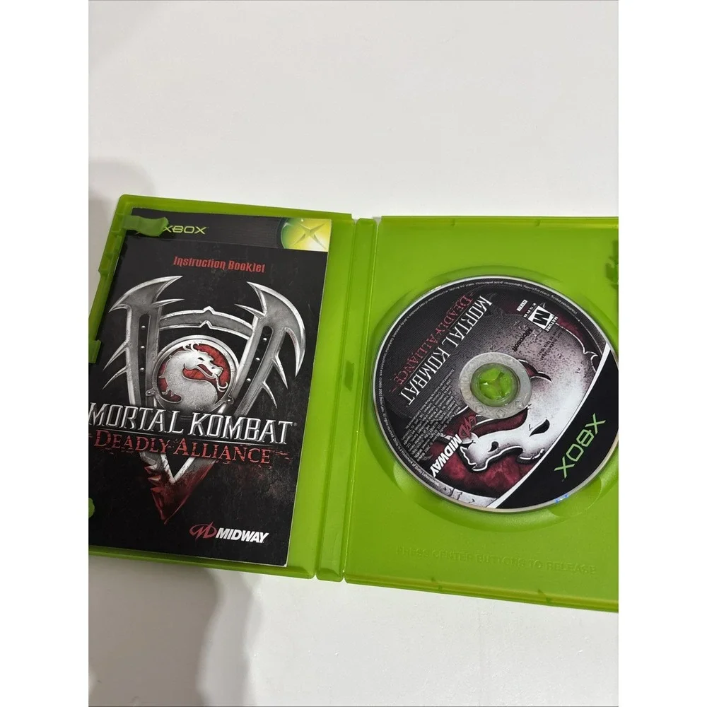 Mortal Kombat: Deadly Alliance Microsoft Xbox‎ 2003 Complete Tested Working